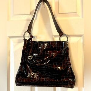 Brighton Brown CHER shoulder bag. Never used. Tags, paperwork & Duster included